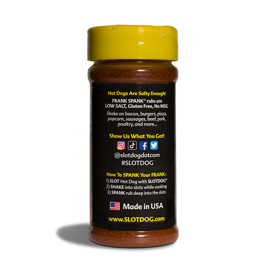 Frank Spank Woody Hot Dog Rub Side