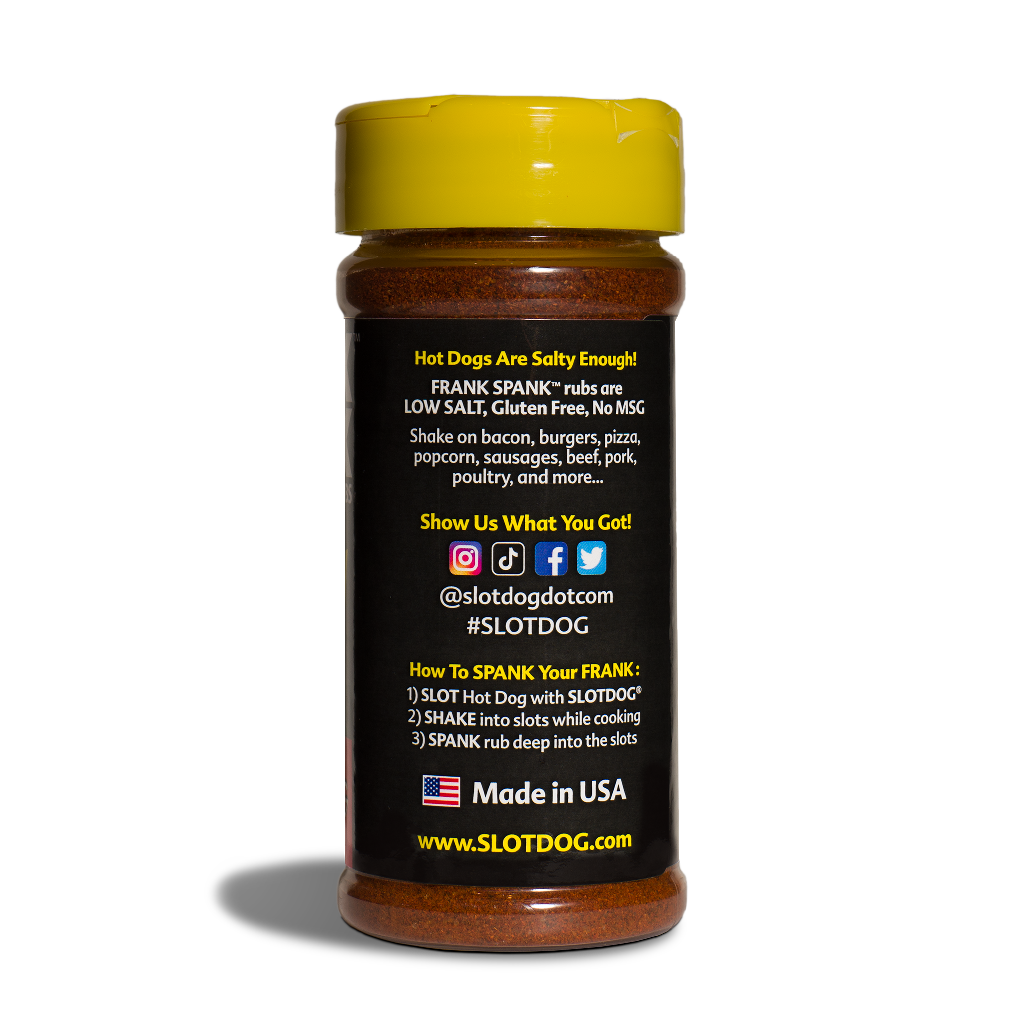 Frank Spank Woody Hot Dog Rub Side
